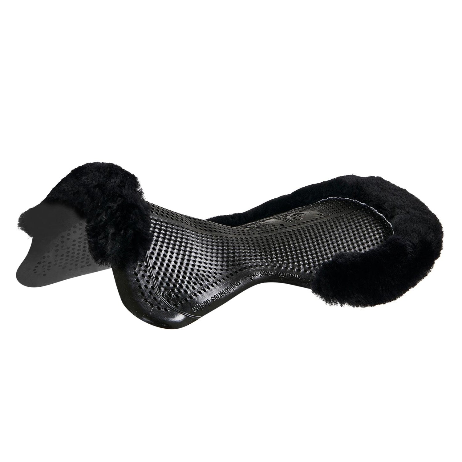 Acavallo Gel Ns-S Classic-S 1/2 Cut-Out Flat #colour_black-black