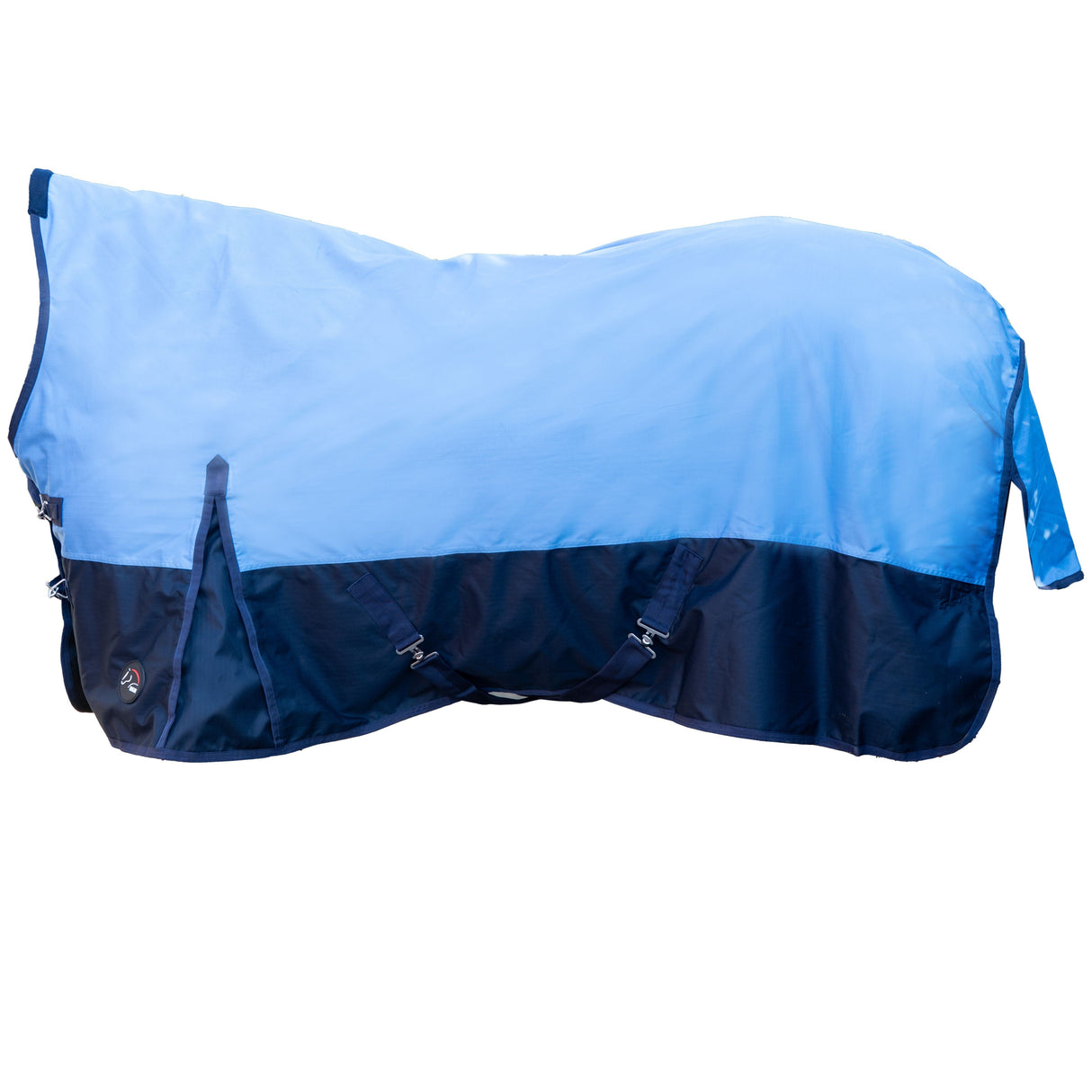 HKM 600D 100g Highneck Rug -Norwich- #colour_navy-light-blue