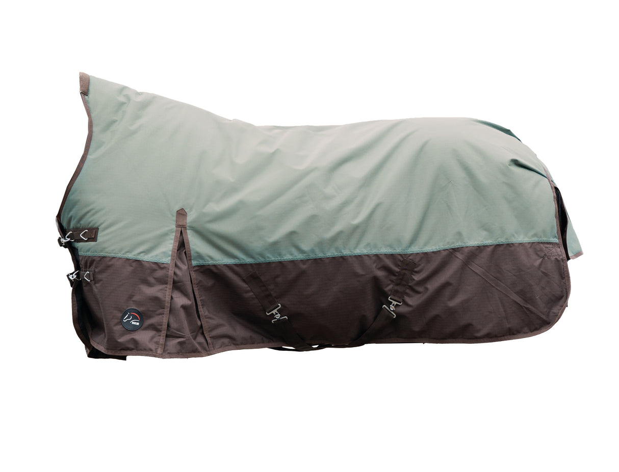 HKM 600D 100g Highneck Rug -Norwich- #colour_olive-green-brown