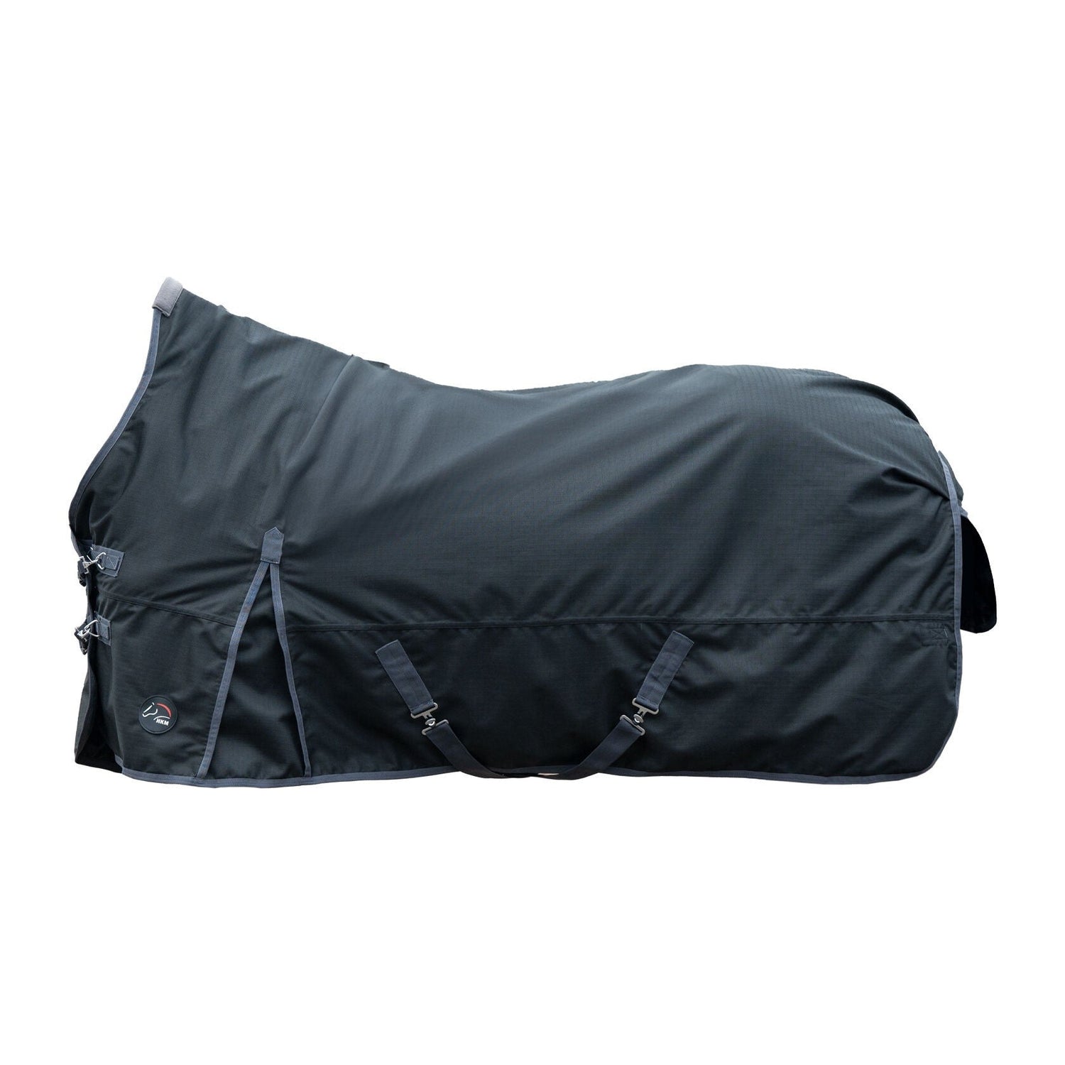 HKM 1200D 300g Highneck Rug -Glasgow- #colour_black