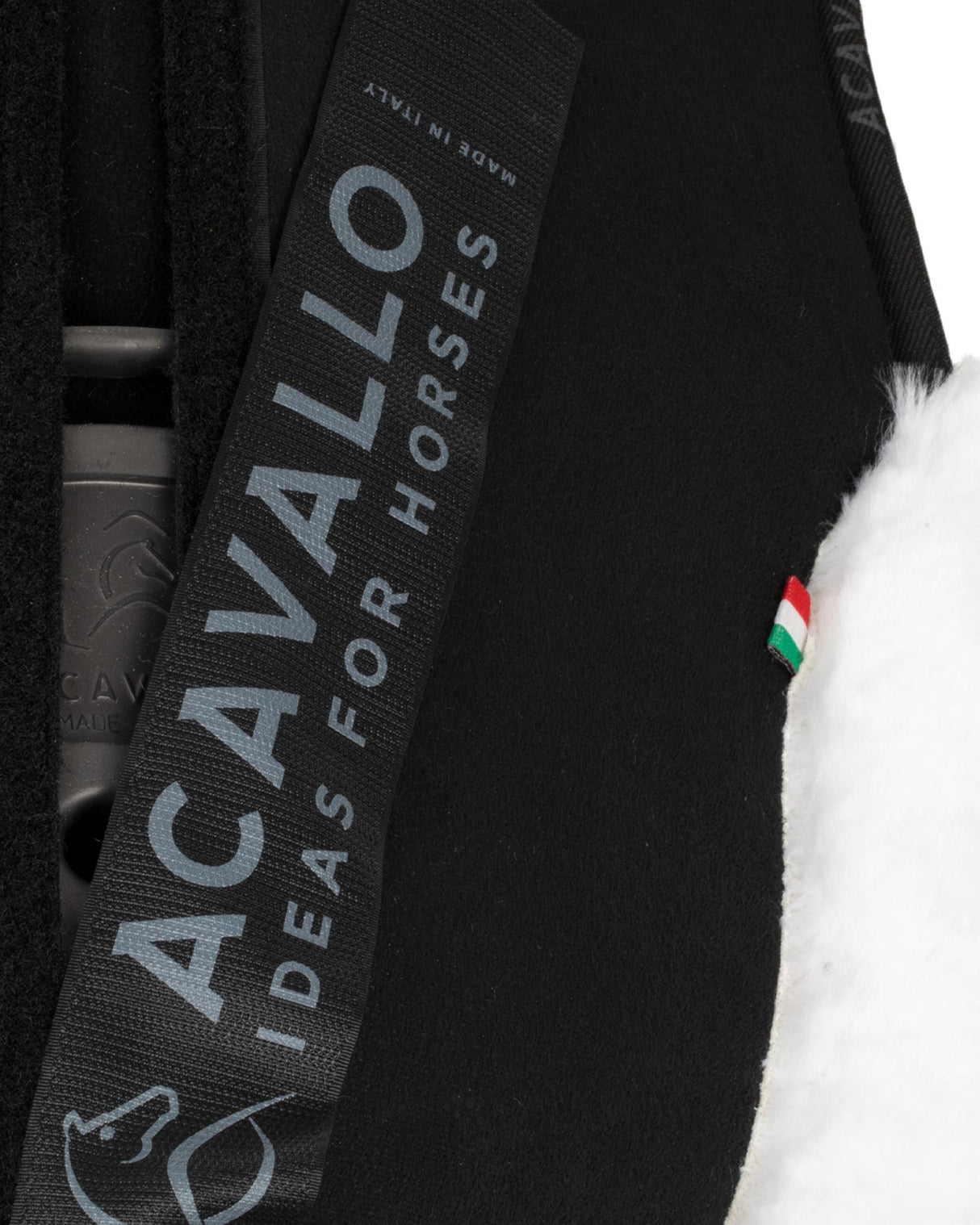 Acavallo Pad Piuma-FS WFS-FS Pocket Suede Flat #colour_black-natural