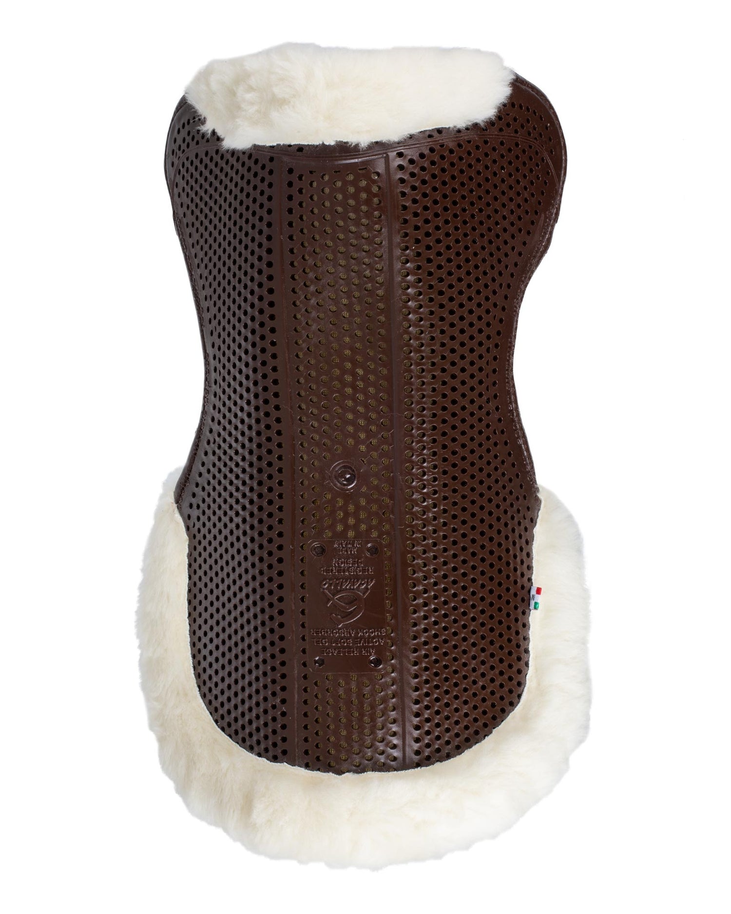 Acavallo Gel Ns-S Classic-S Wool Full Flat #colour_natural-brown