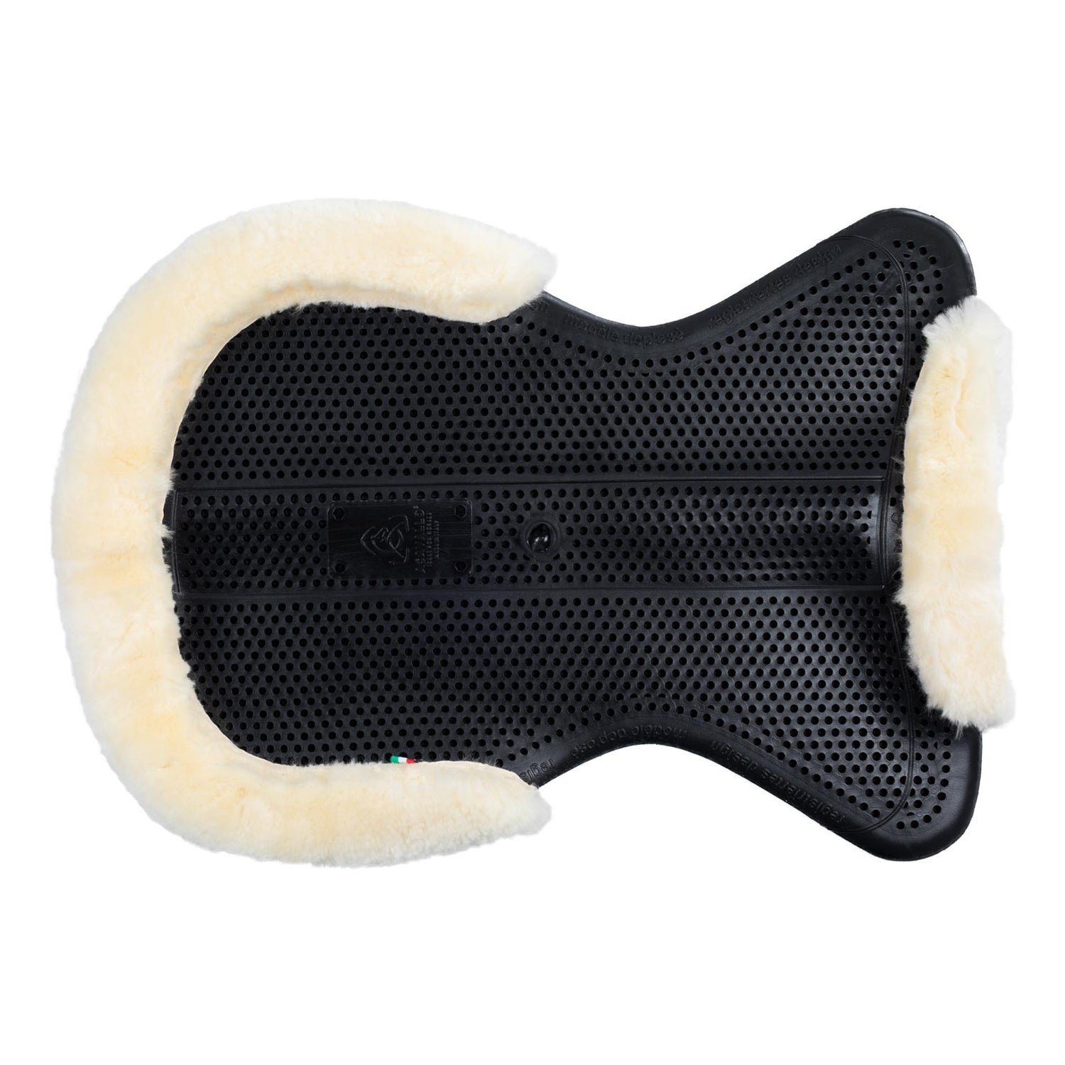 Acavallo Gel Ns-S Classic-S 1/2 Cut-Out Dri-Lex Flat #colour_natural-black