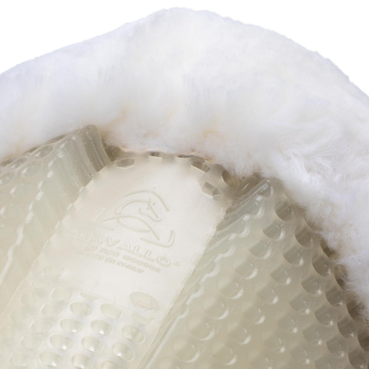 Acavallo Gel Ns-S Classic-S Full Rear Riser #colour_transparent-white