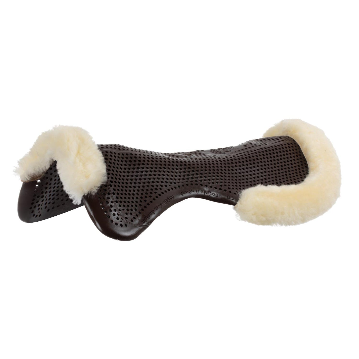 Acavallo Gel Ns-S Classic-S 1/2 Cut-Out Flat #colour_brown-natural