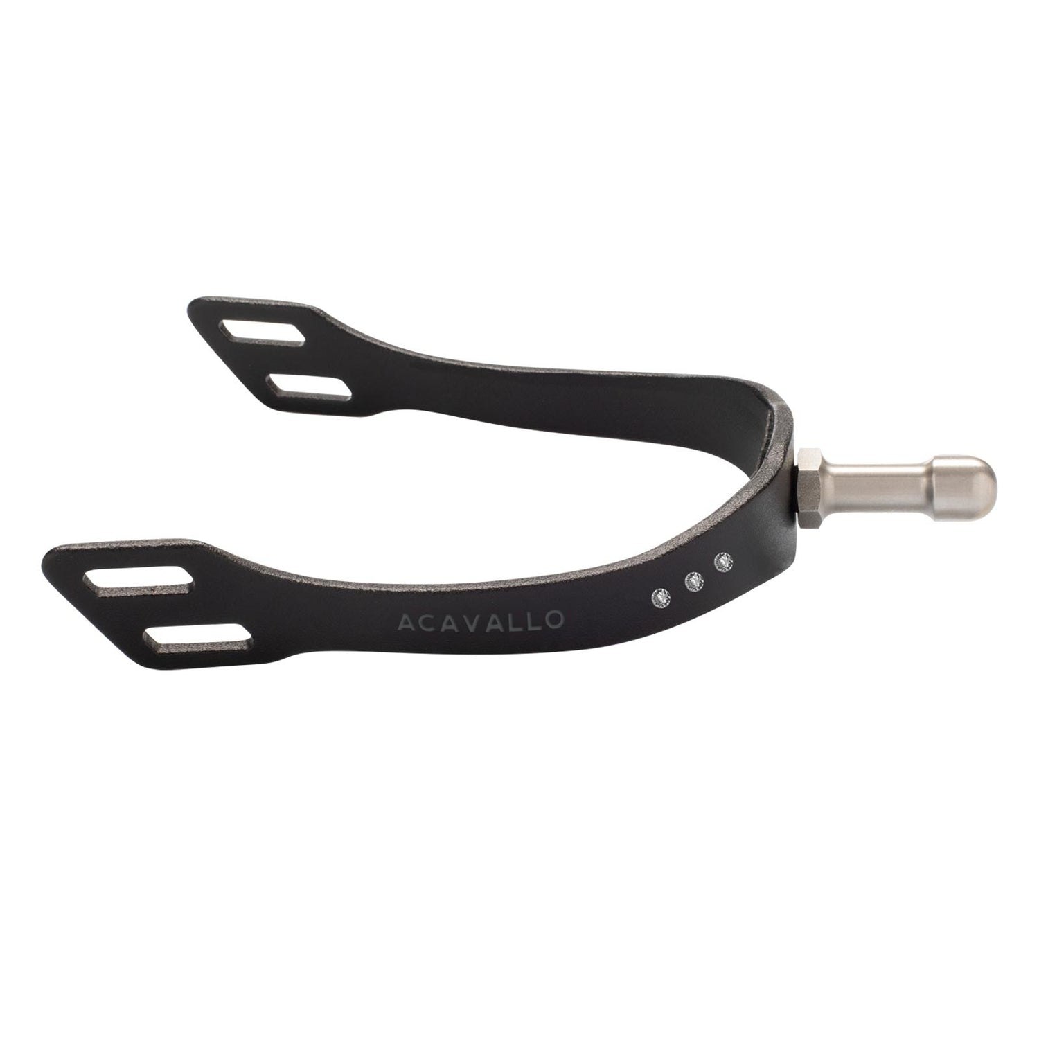 Acavallo Arena Aluplus 2.0 Spurs With Rhinestones #colour_black