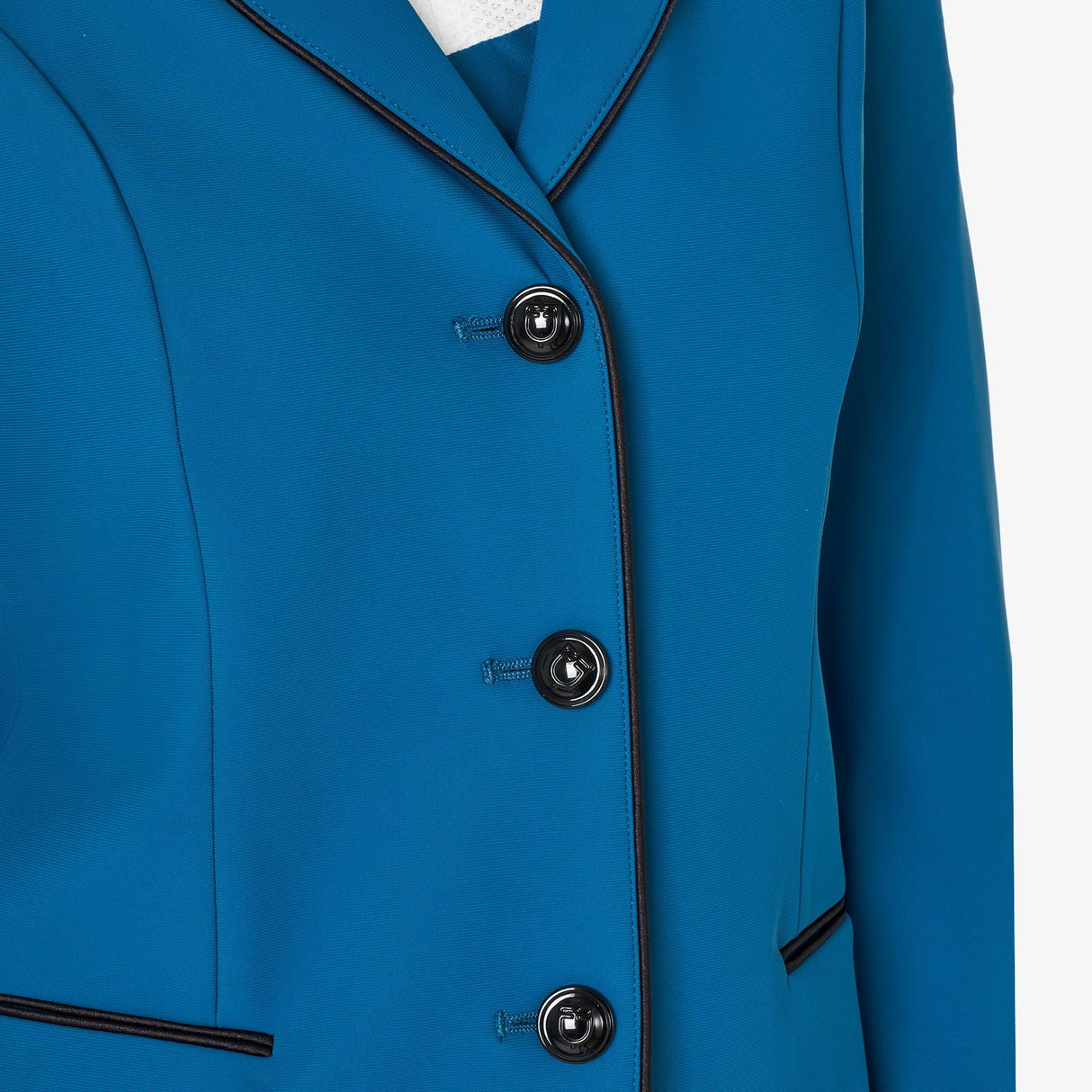 Equestro Women's Three-Button Competition Jacket #colour_blue
