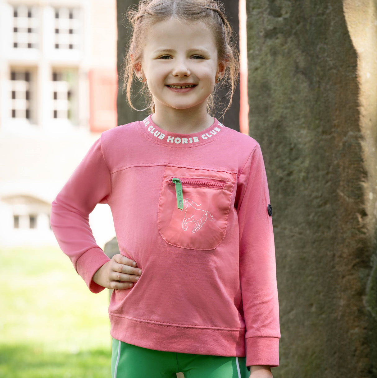 HKM Children's Longsleeve Shirt -Maui- #colour_pink