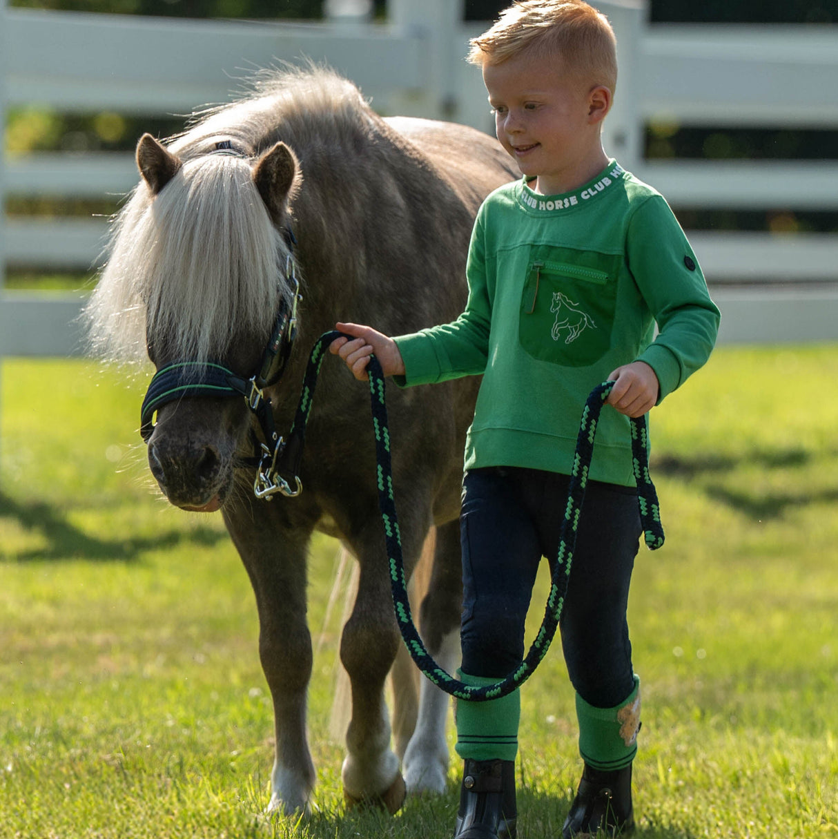 HKM Riding Socks -Maui- #colour_green