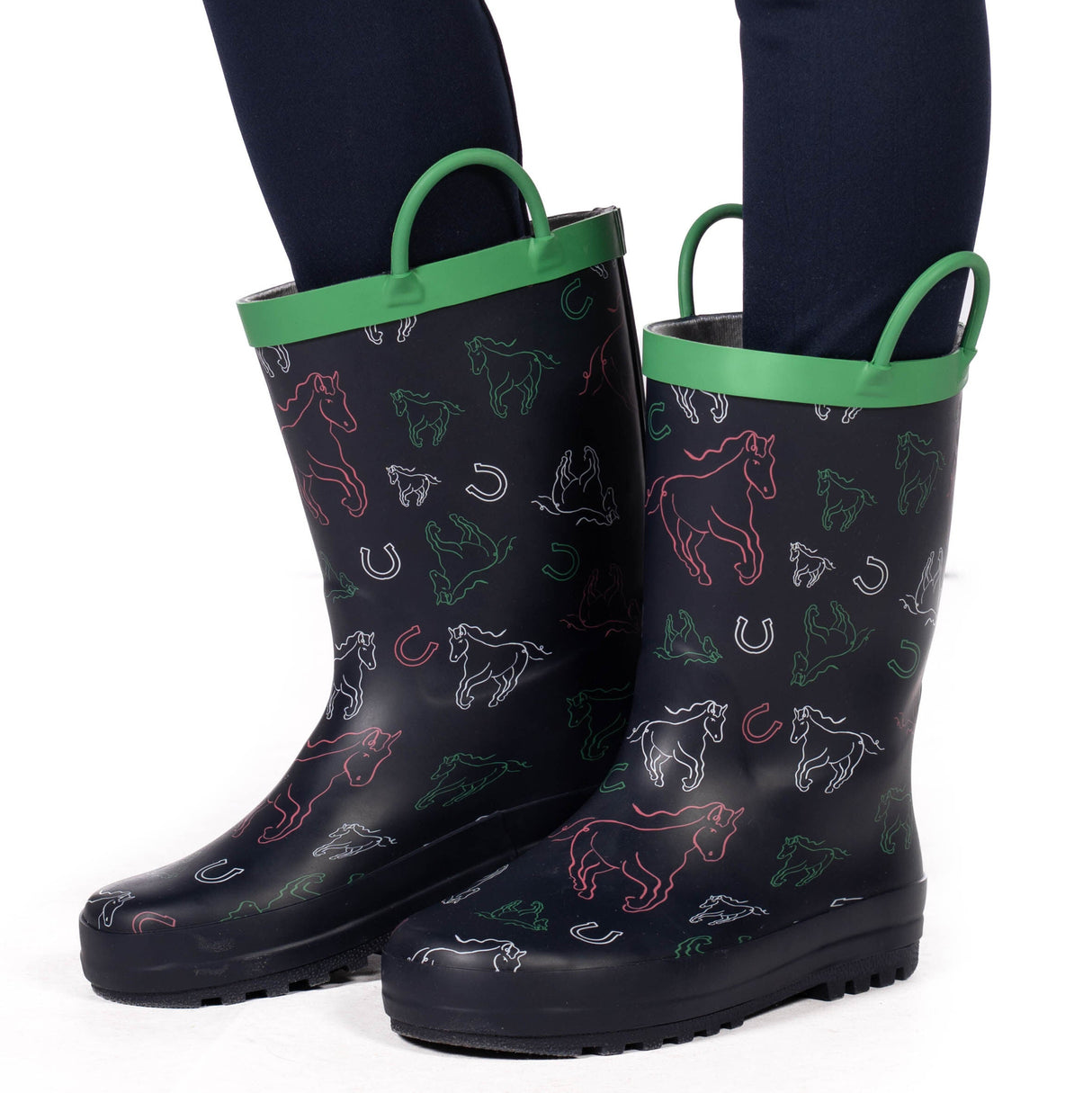 HKM Rubber Boots -Maui- #colour_deep-blue