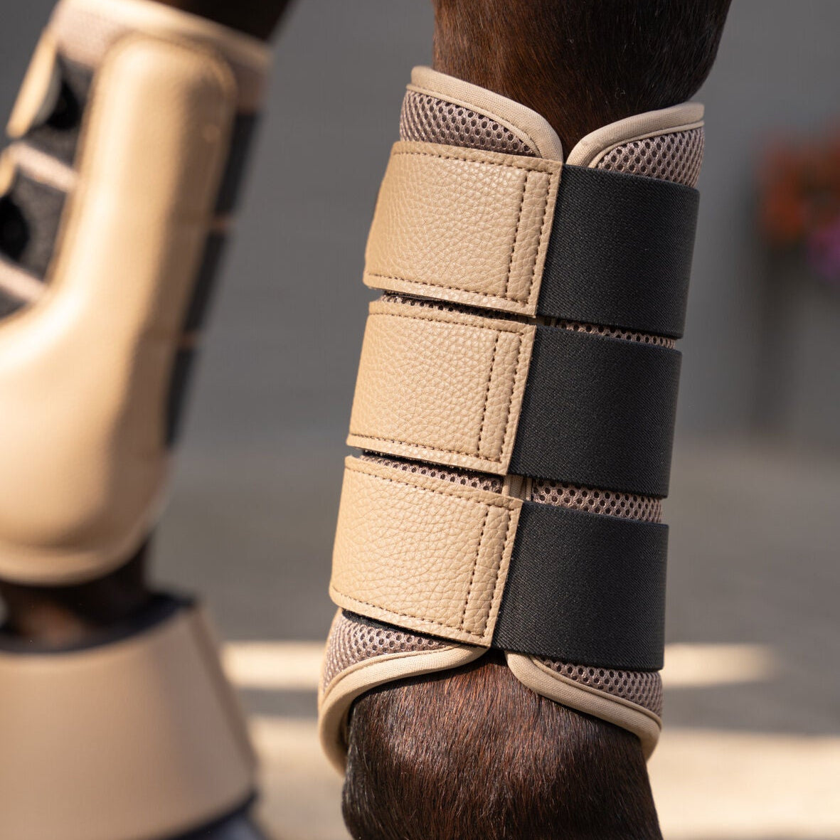 HKM Protection Boots -Comfort Breath- #colour_taupe