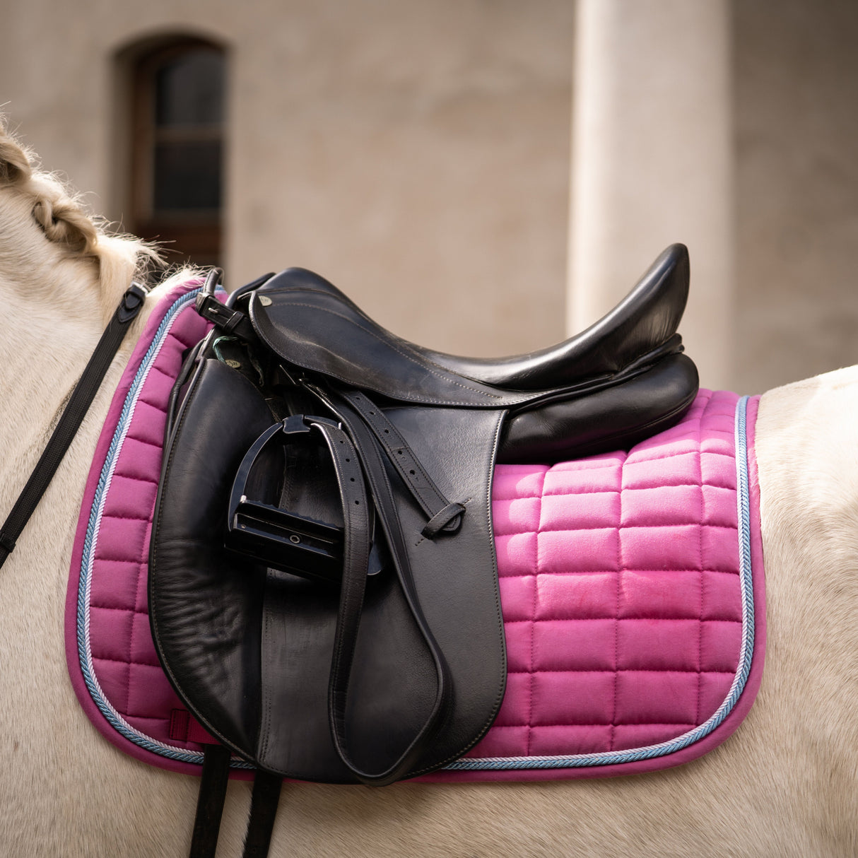 HKM Saddle Cloth -Manchester- #colour_magenta
