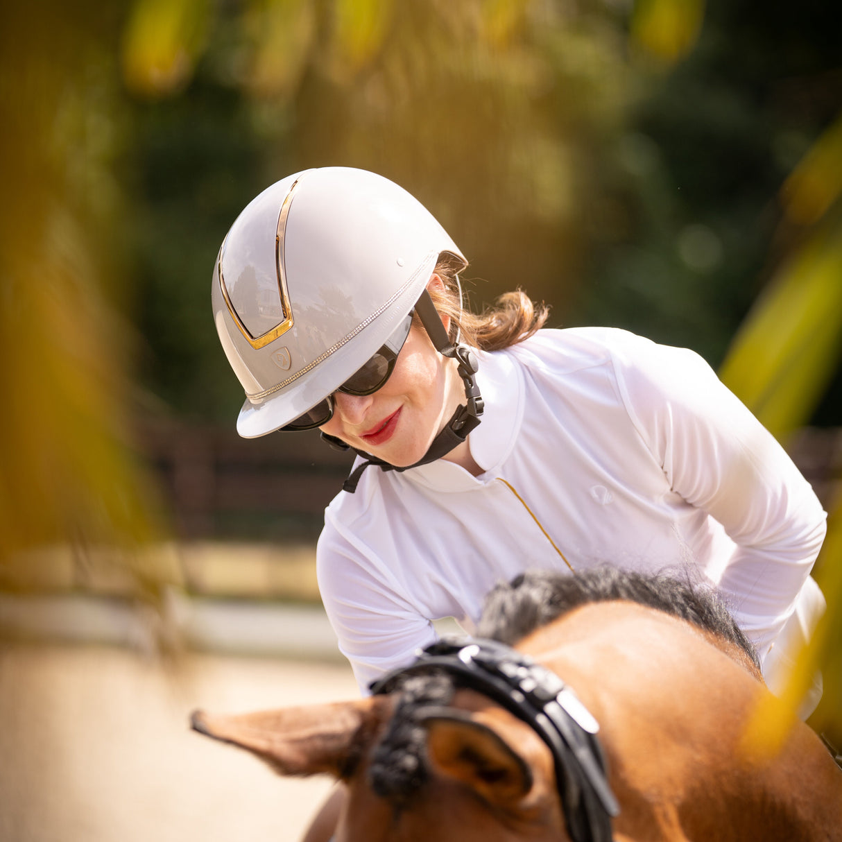 HKM Riding Helmet -Limone-