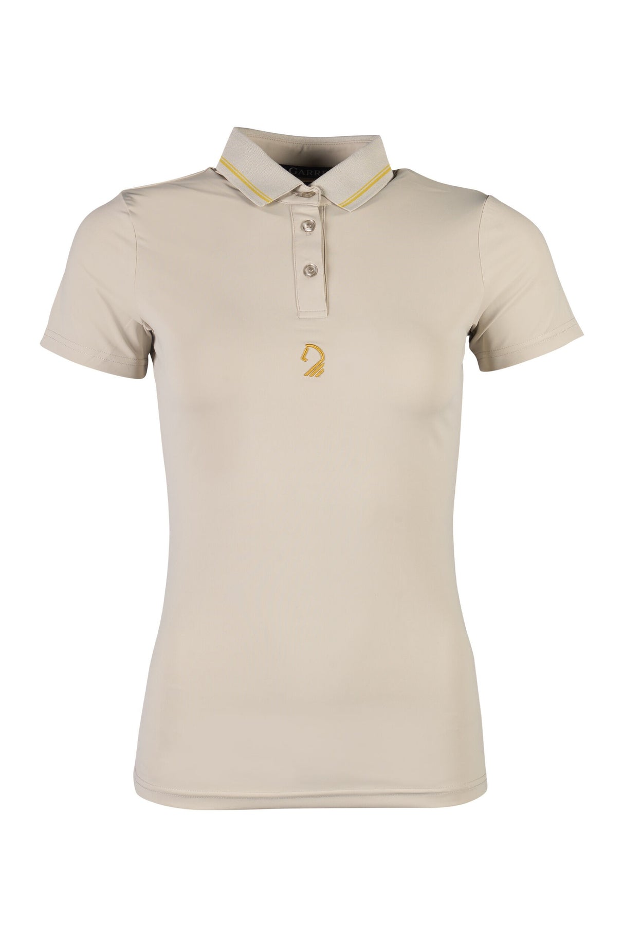 HKM Polo Shirt -Limone- #colour_grey-beige