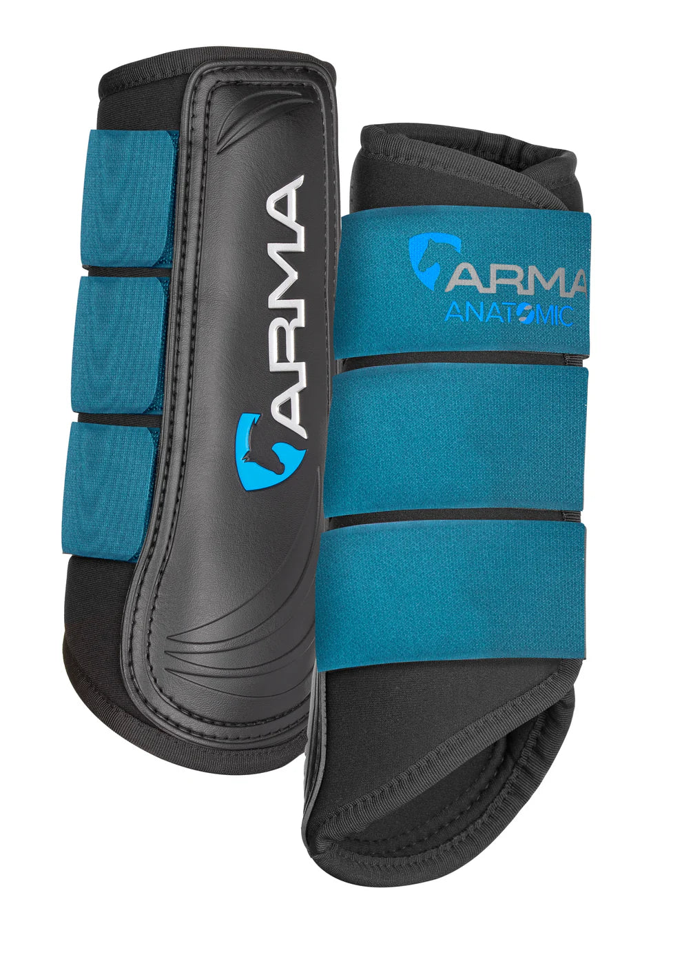 Shires ARMA Neoprene Brushing Boots #colour_ocean-blue