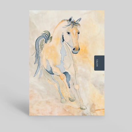 Deckled Edge Notebook #style_galloping-horse