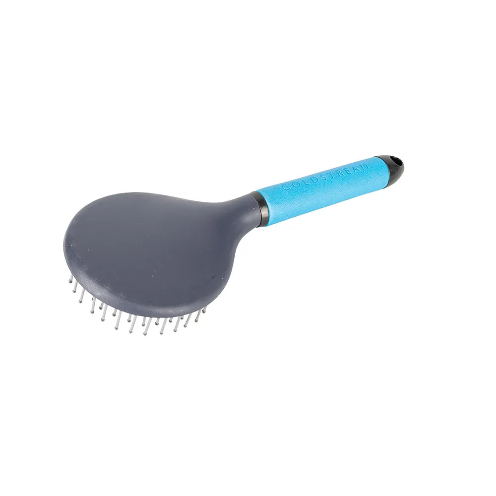 Coldstream Faux Leather Mane and Tail Brush #colour_navy-cobalt-blue
