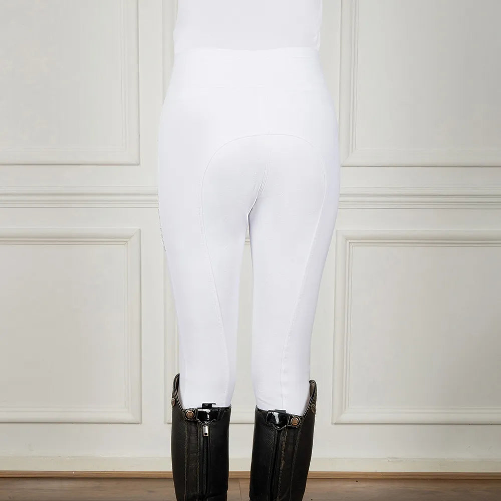 Coldstream Fenham Diamante Breeches #colour_white