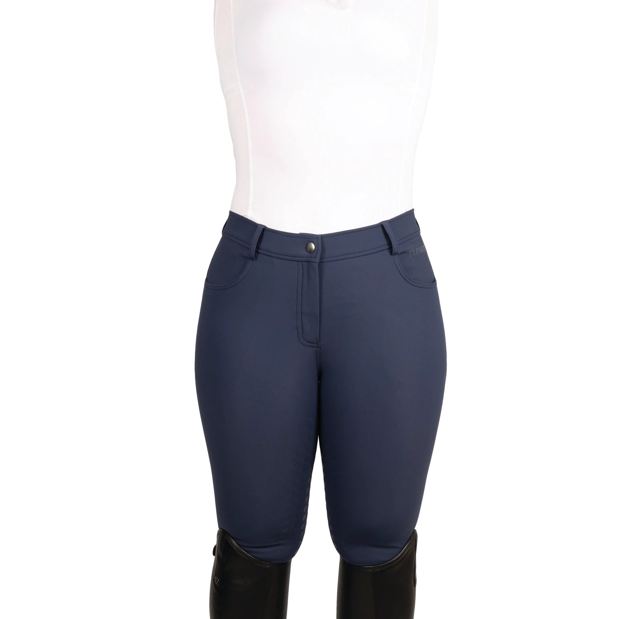 Hy Equestrian Elevate Oakham Breeches #colour_midnight-blue