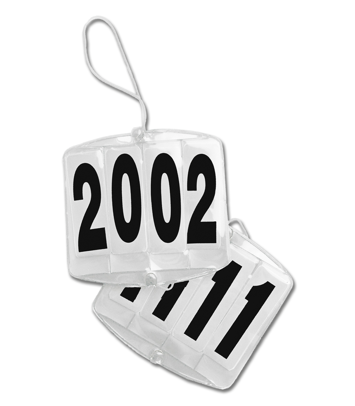 Waldhausen 4 Digit Head Numbers Quadrate #colour_white