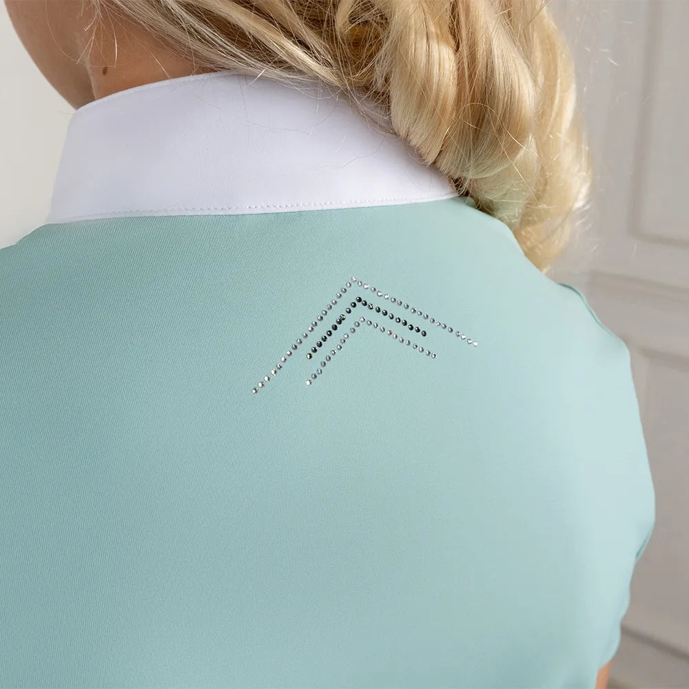 Coldstream Next Generation Harthill Diamante Show Shirt #colour_glacier-boulevard