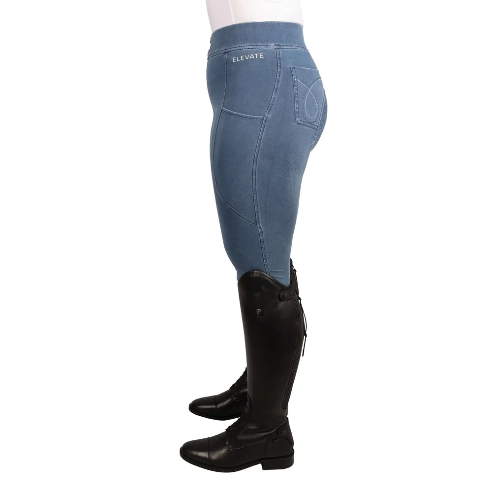 Hy Equestrian Elevate Chambray Denim Tights