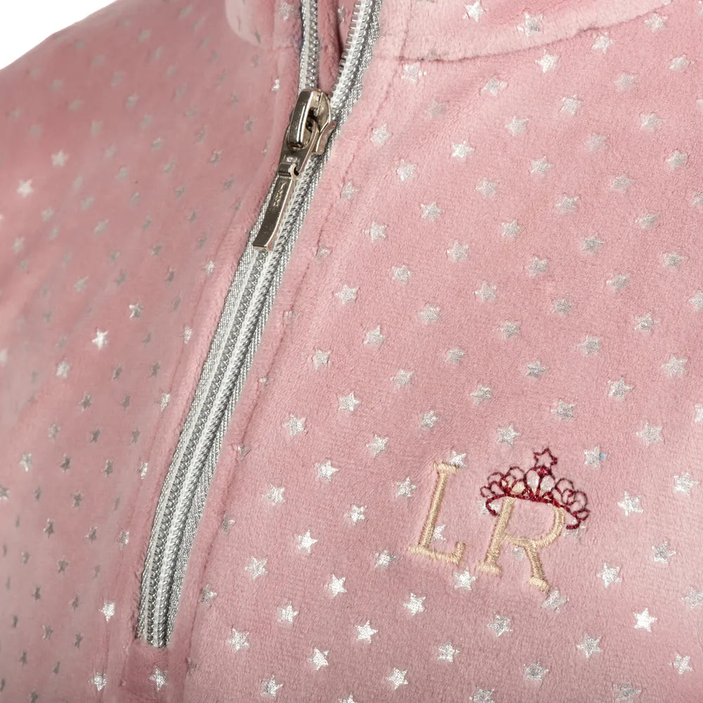 Sydney Star Fleece by Little Rider #colour_dusty-pink