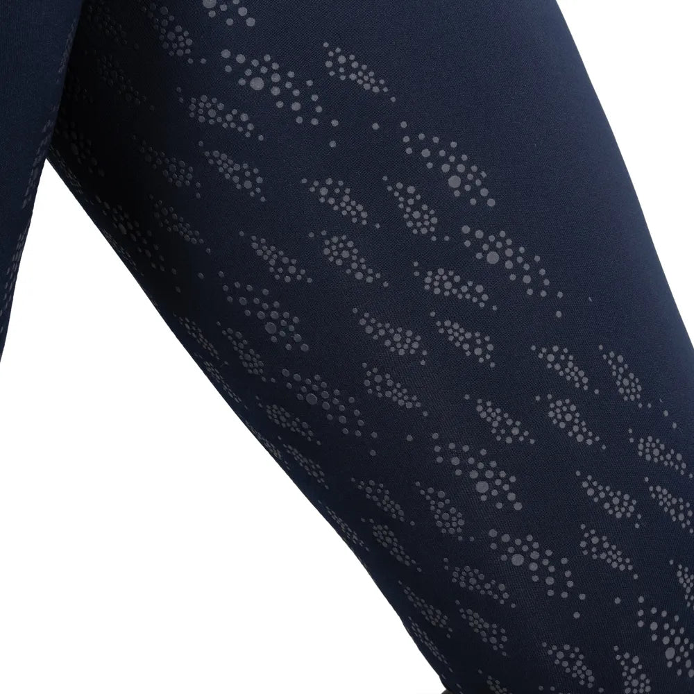 Hy Equestrian Roka Reign Riding Tights #colour_navy
