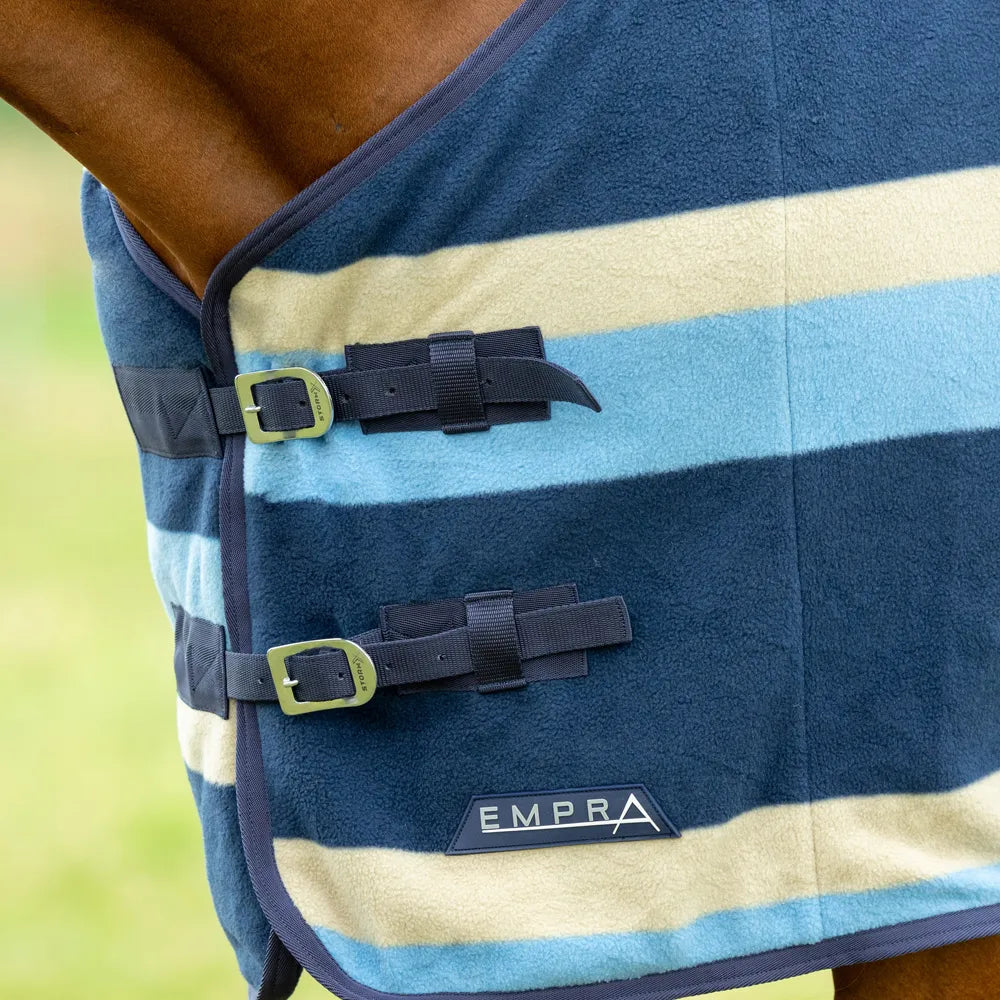 StormX Empra Newmarket Fleece Rug #colour_navy-blue-beige