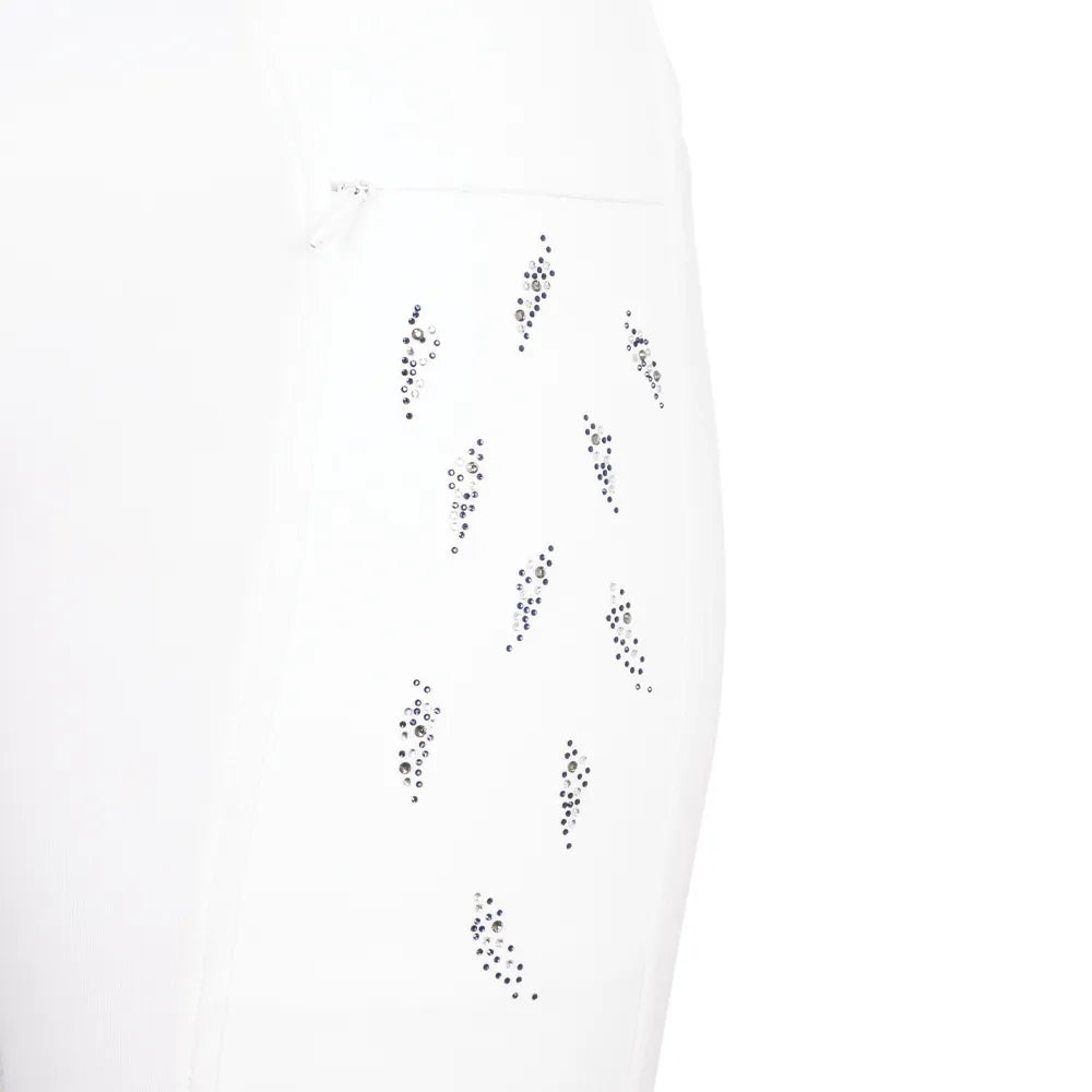 Hy Equestrian Roka Reign Riding Tights #colour_white