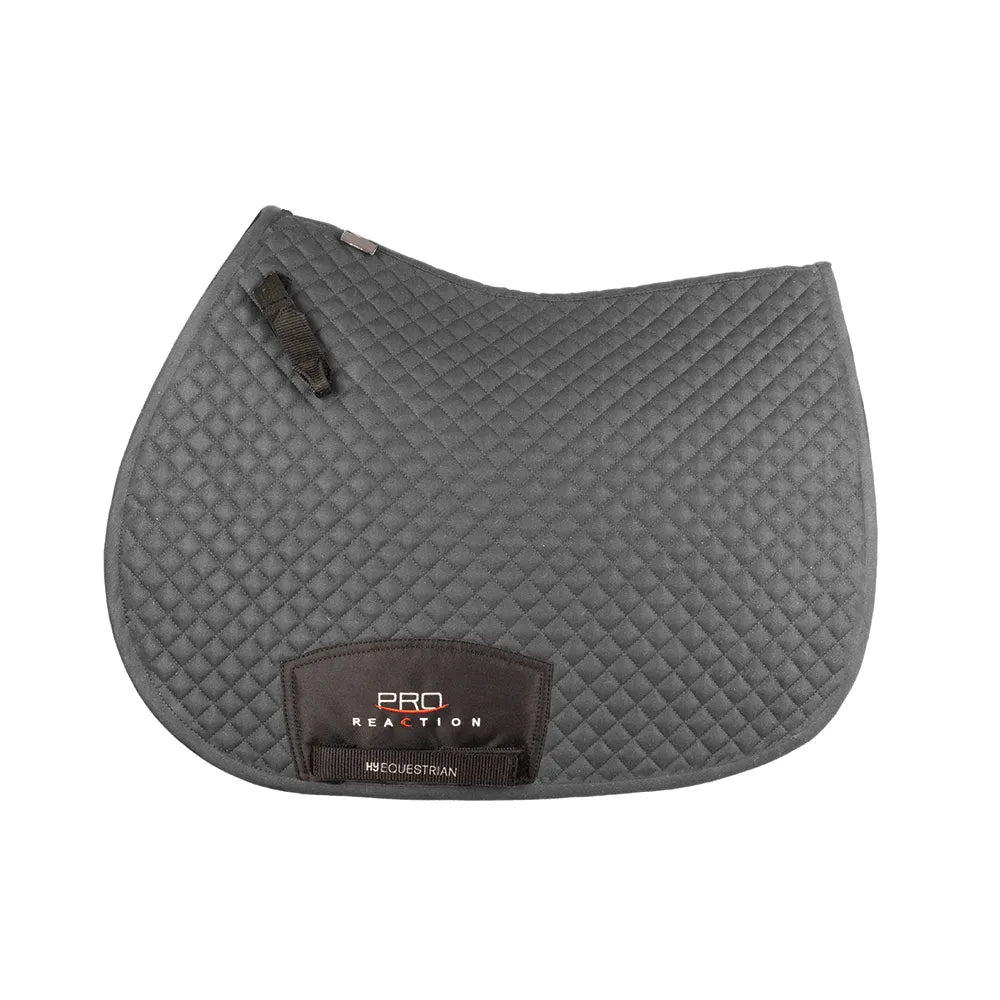 ProReaction Pima GP Saddle Pad by Hy Equestrian #colour_grey