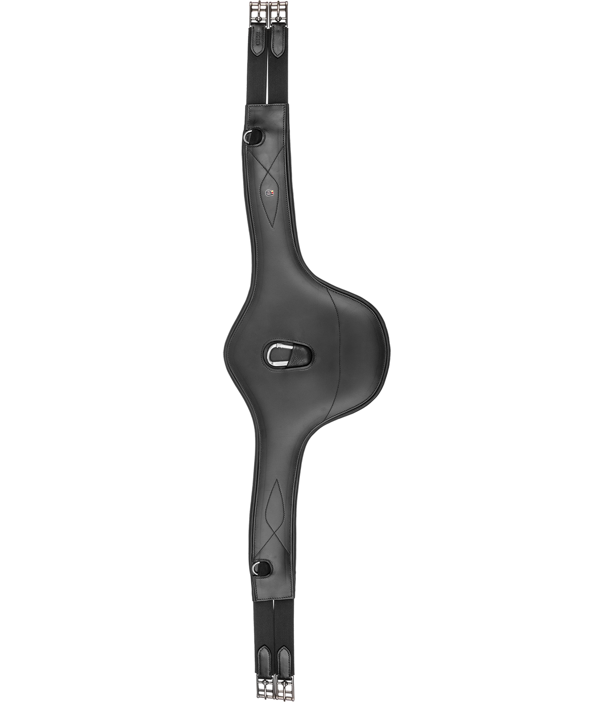 Waldhausen Leather Girth With Stud Guard #colour_black