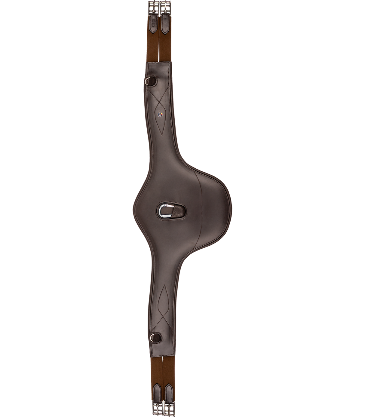 Waldhausen Leather Girth With Stud Guard #colour_brown