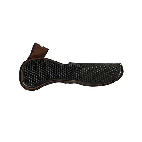 Acavallo Pad SP WFS Suede Hexagonal Gel Front Riser #colour_brown