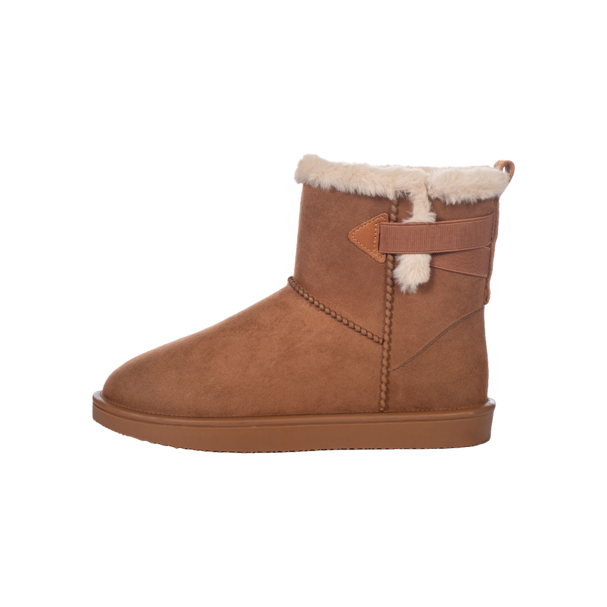 Bottes Fourrées Equitation HKM Mixte Enfant Davos Button Fur Botte