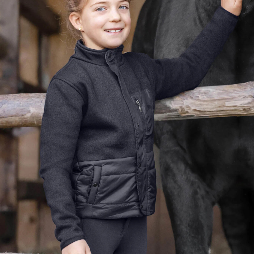 E.L.T Children's Lucky Malou Quilted Jacket #colour_deep-blue
