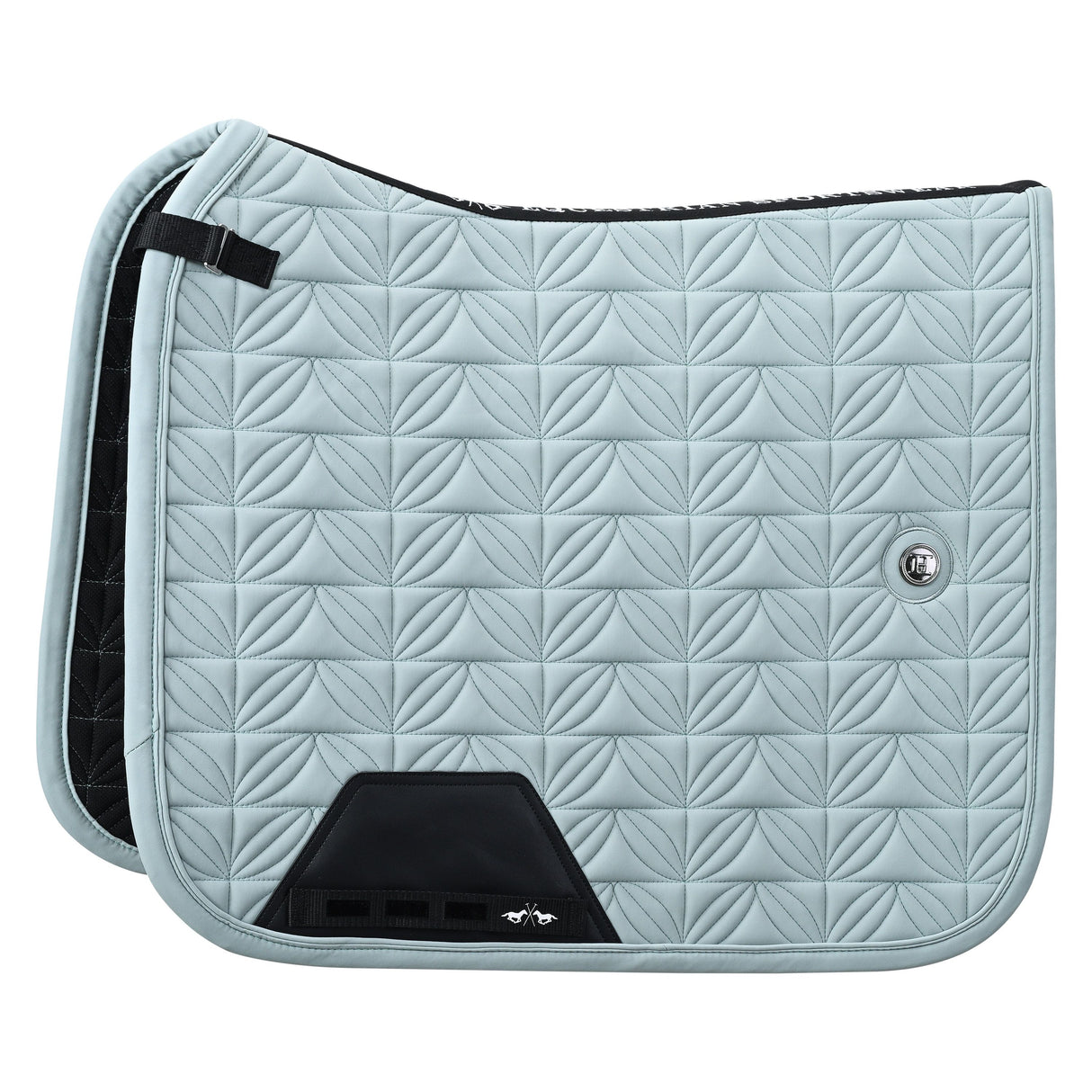 HV Polo Elisa Dressage Saddlepad #colour_aqua-sky