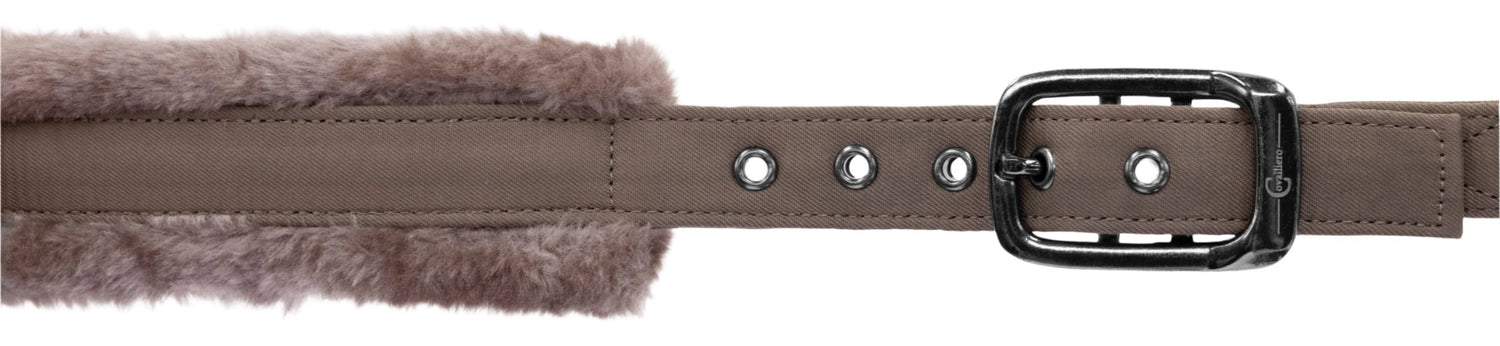 Covalliero Fleece Lined Halter #colour_taupe