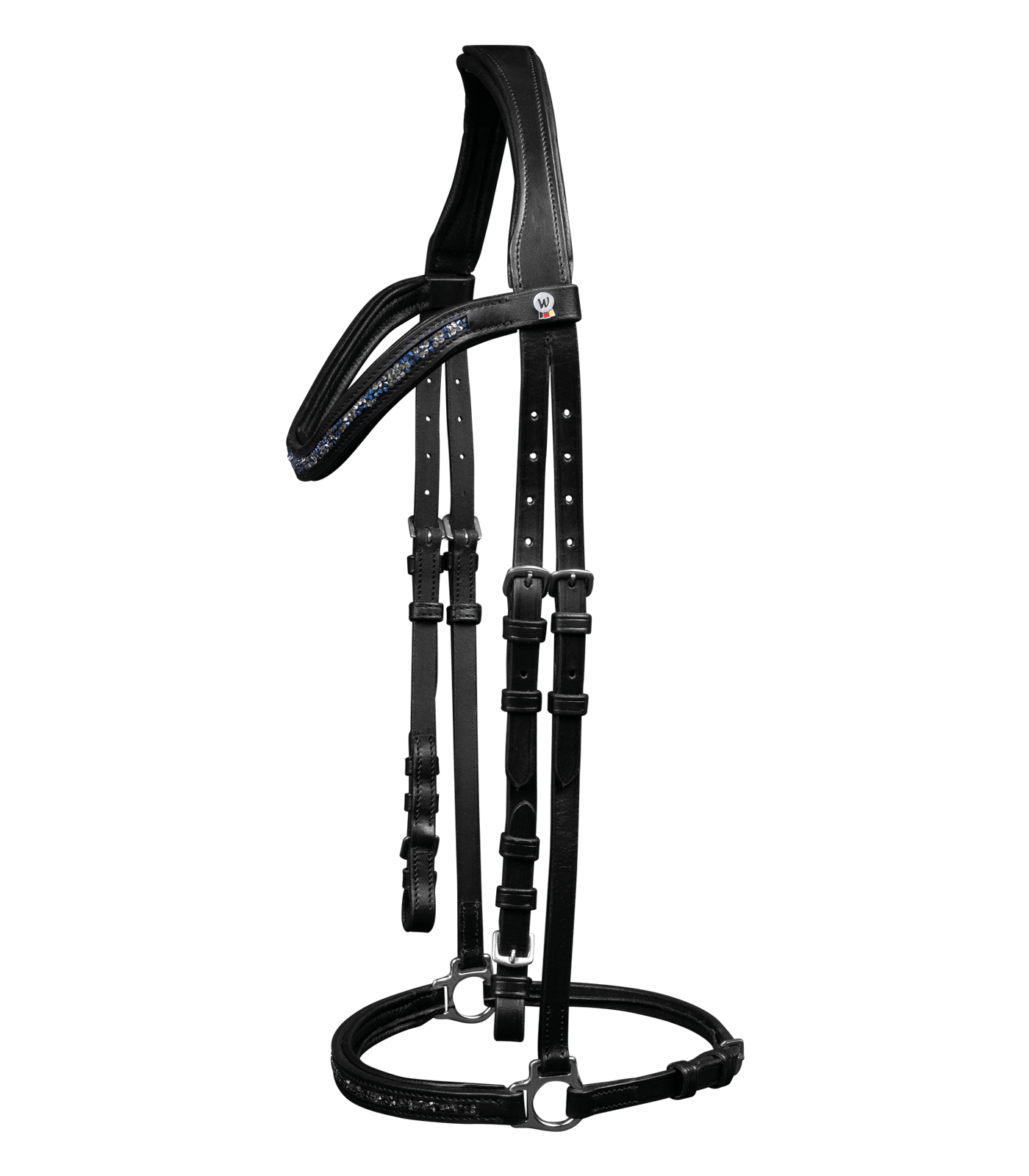 Waldhausen Icelandic Ice Bridle #colour_black-blue