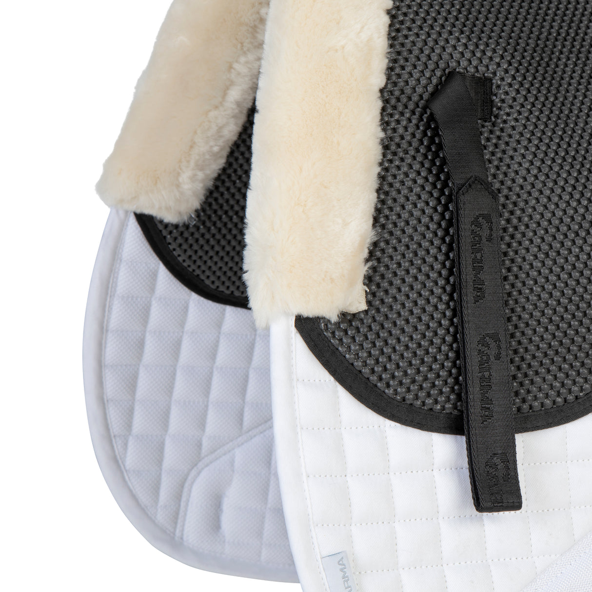 Shires ARMA Soft Grip Numnah #colour_white