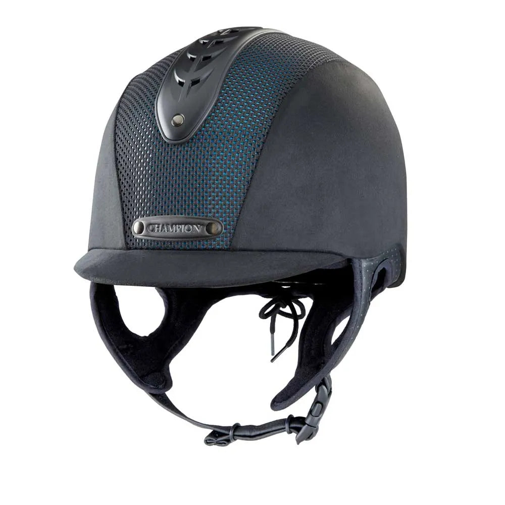 Champion X-Air Nova Peaked Helmet #colour_black-teal