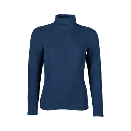 HKM Ladies Turtleneck Shirt -Eva- #colour_deep-blue