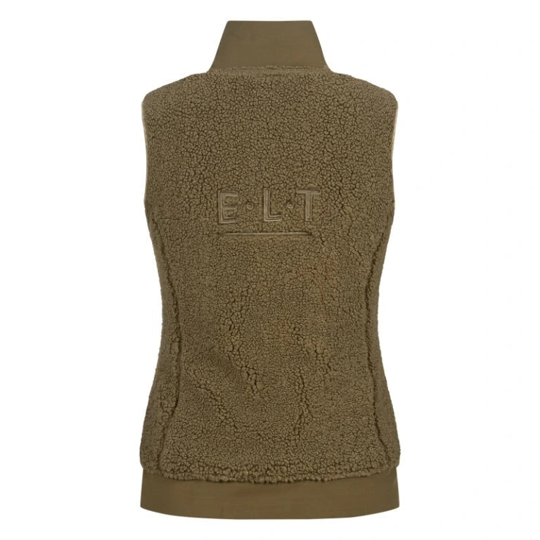 E.L.T Rotterdam Fleece Vest #colour_khaki-green
