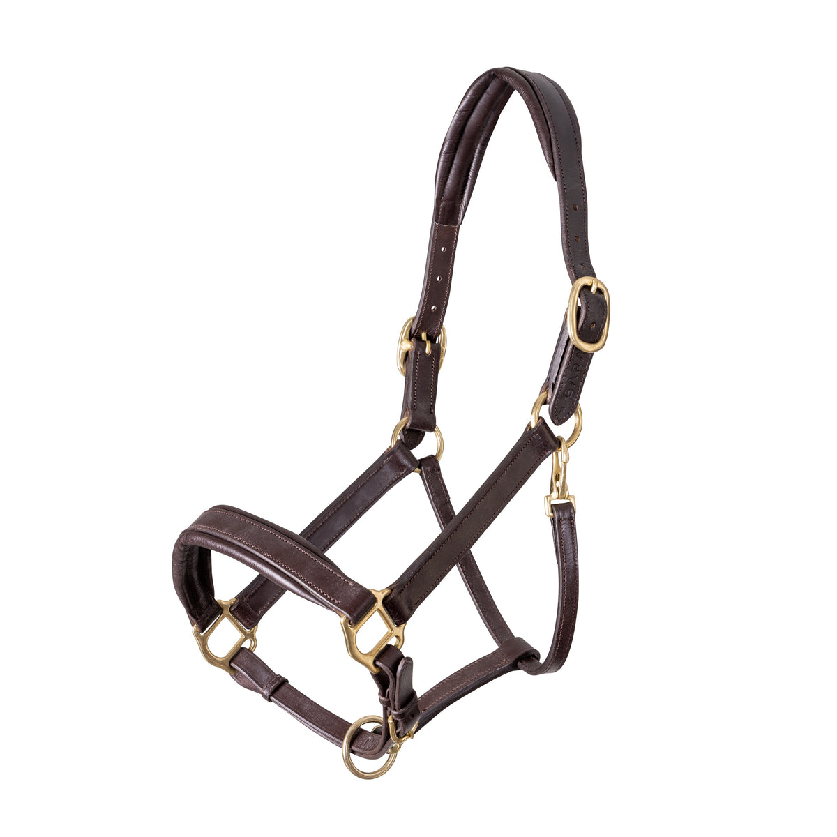 Licol de voyage en cuir Shires Velociti GARA