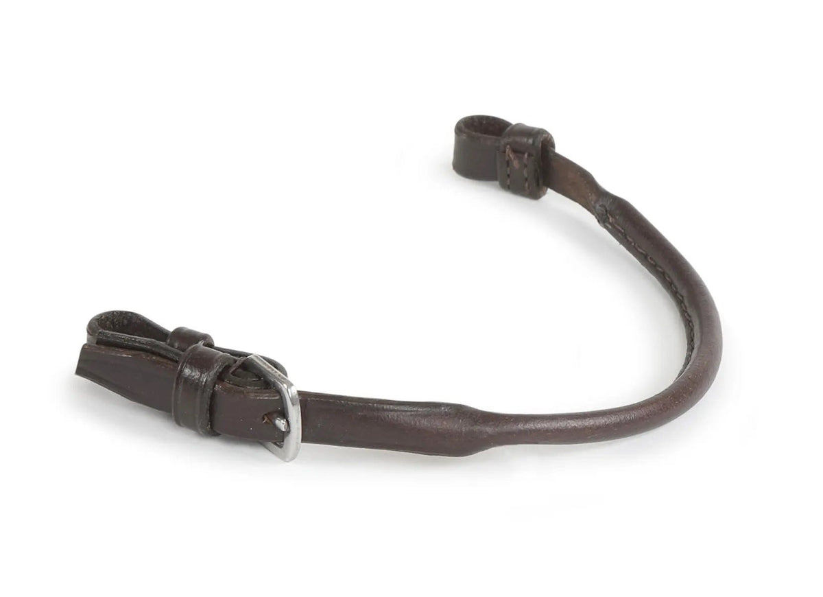 Shires Blenheim Rolled Leather Lip Strap
