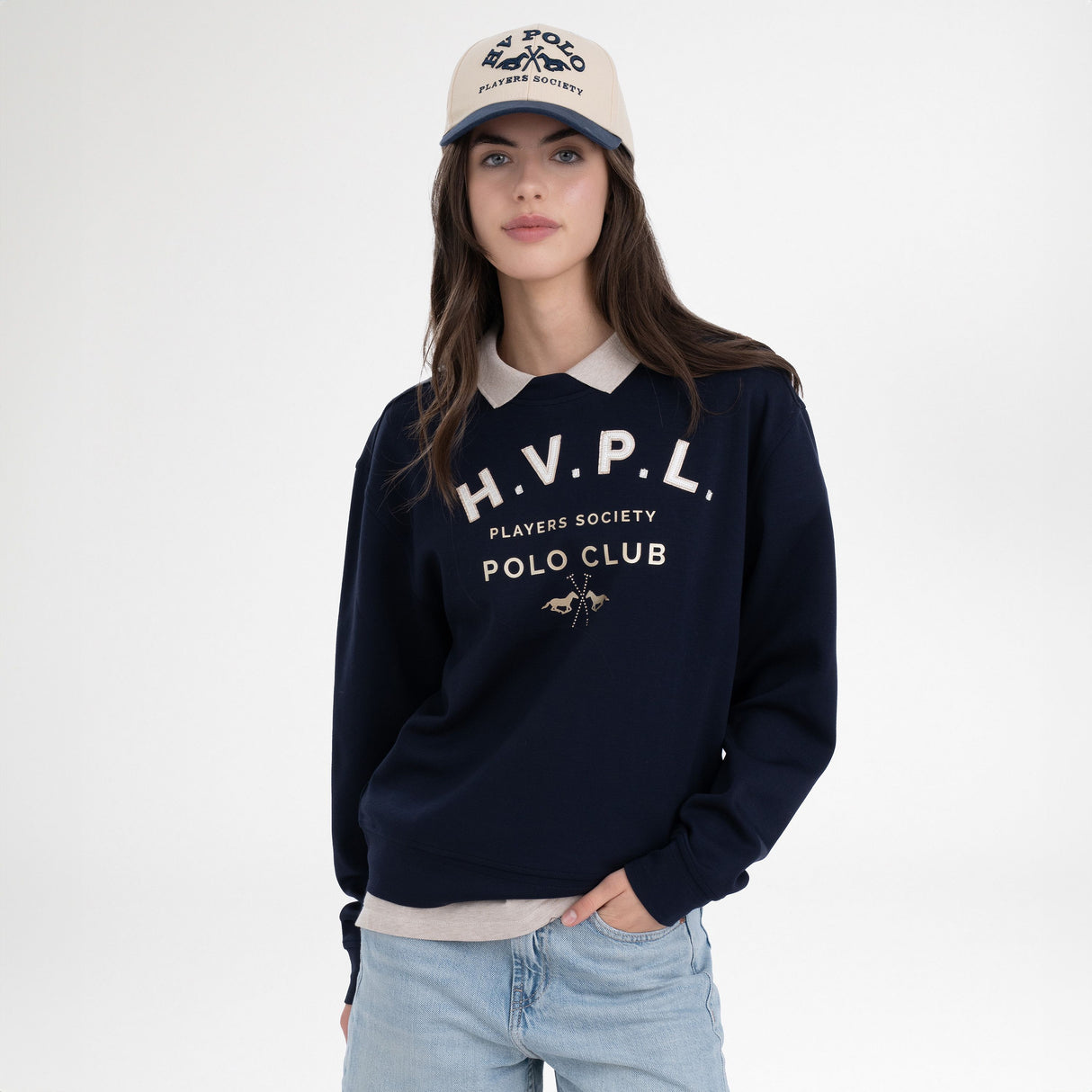 HV Polo Women's Janice Sweater #colour_navy
