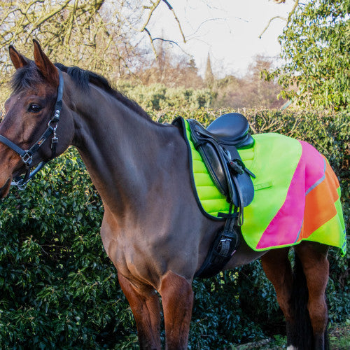 Hy Equestrian Reflector Quarter Mesh-Übungsdecke
