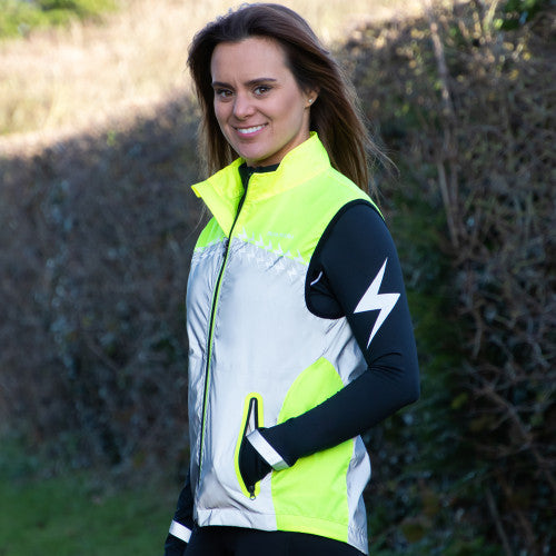 Hy Equestrian Silva Flash Lightweight Duo Reflective Gilet