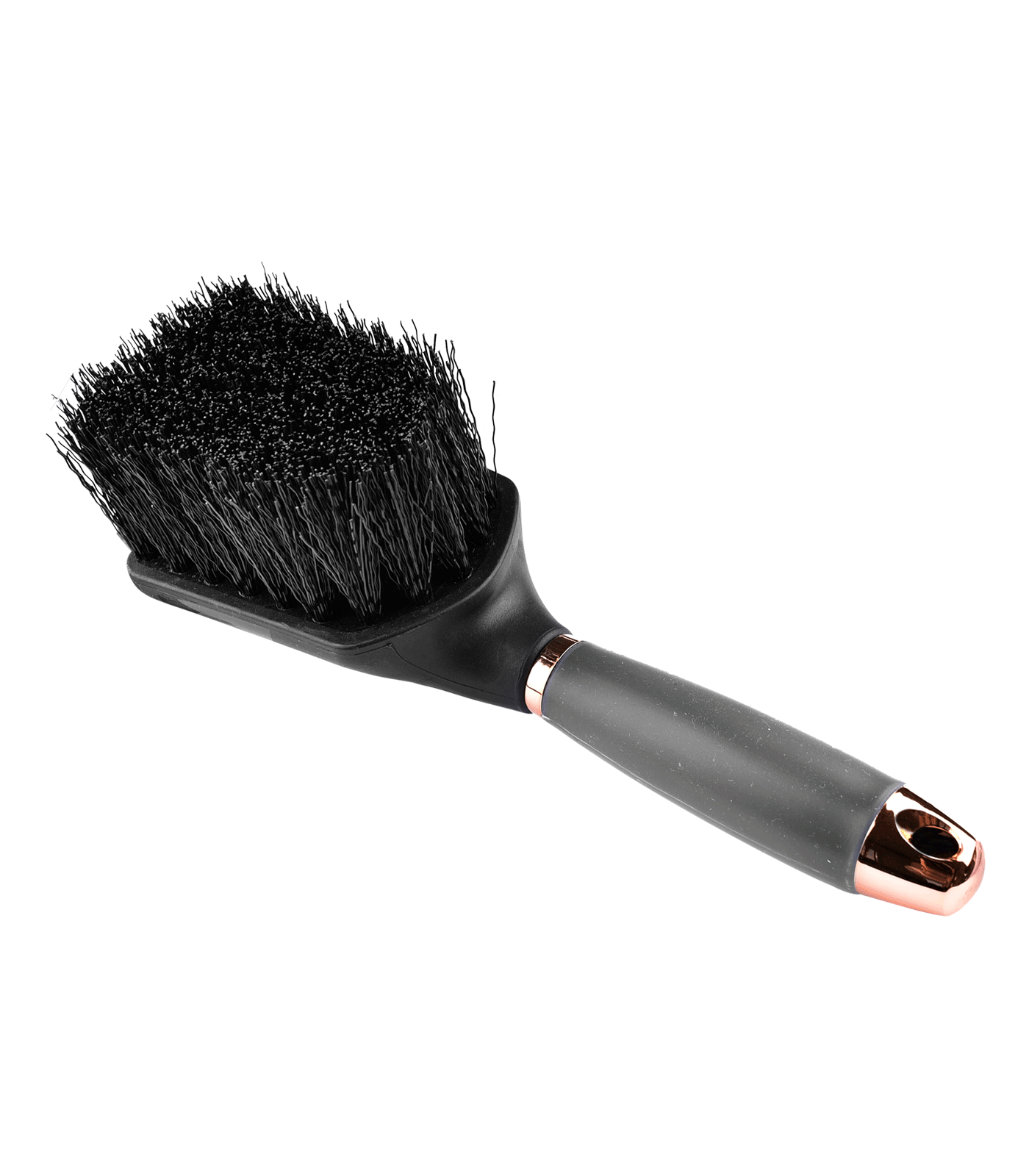 Waldhausen Bucket brush with Gel Handle #colour_black-rose-gold