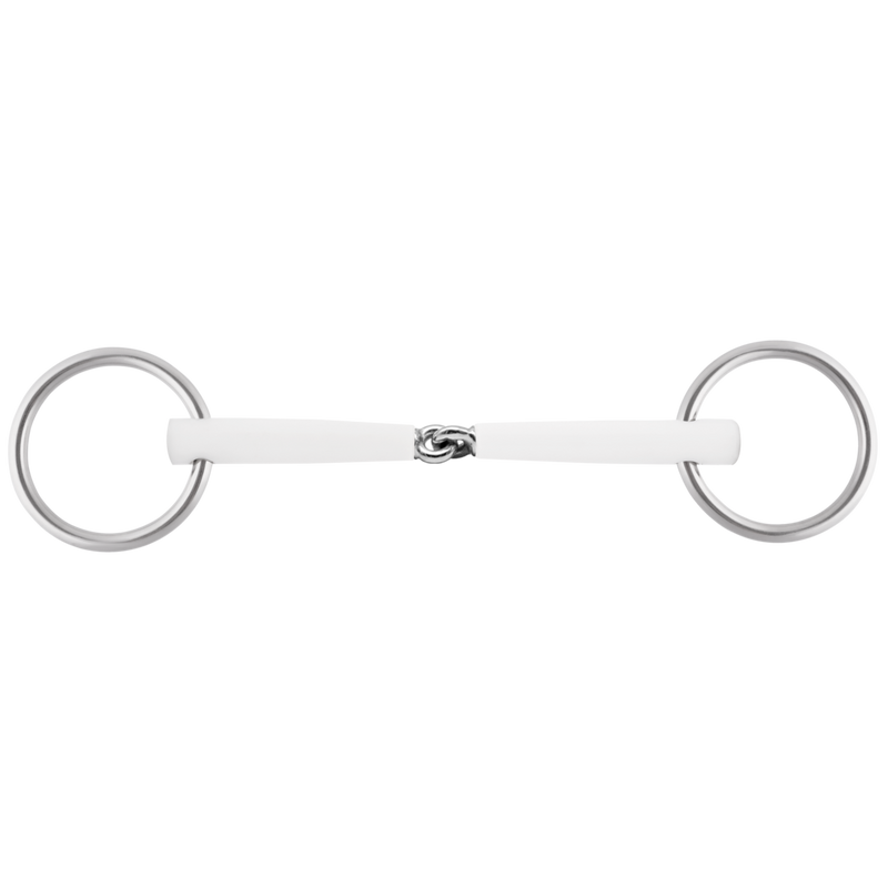 Nathe Bradoon 15 mm Single Jointed Thermoplastic Horse Bit